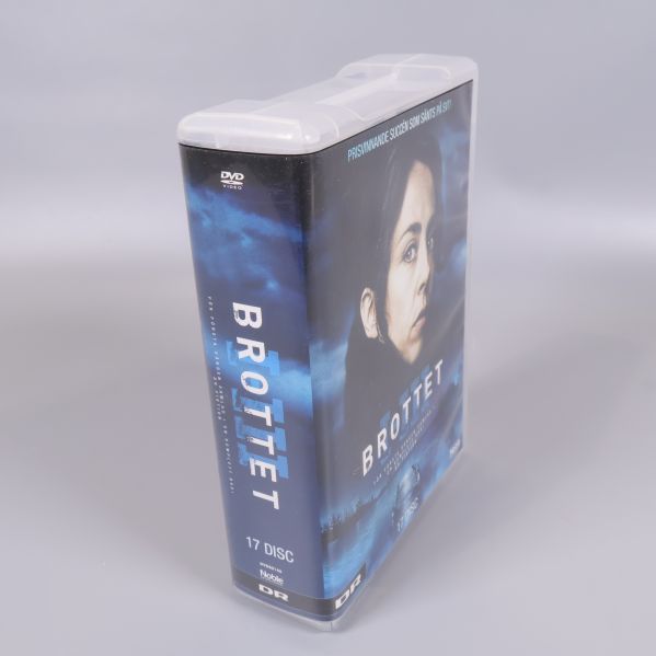 Brottet DVD-box sedd från sidan
