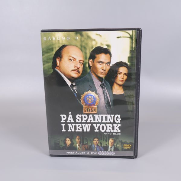 Framsidan av DVD-boxen På spaning i New York