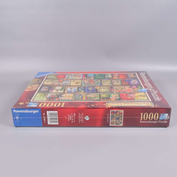 Sidovy på Ravensburger julbibliotekspussel 1000 bitar