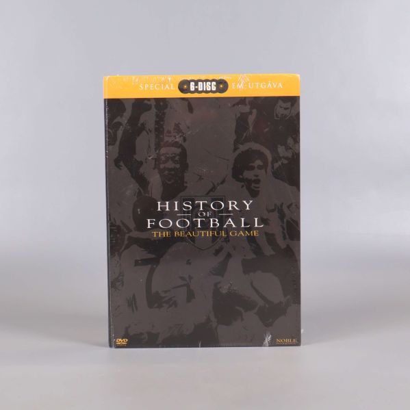 Framsidan av History of Football DVD-box