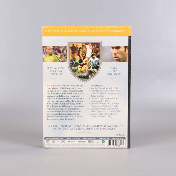 Baksidan av DVD-box med beskrivning och bilder