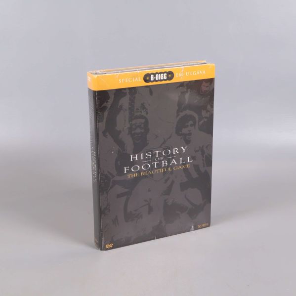 History of Football DVD-box med plastomslag