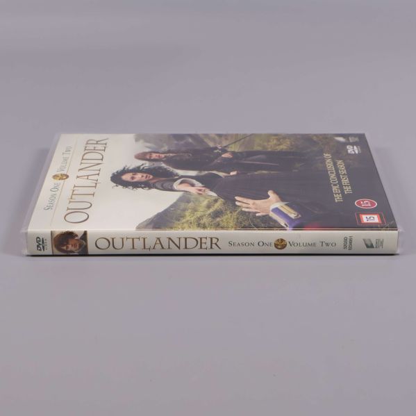 Outlander DVD-box visad från sidan