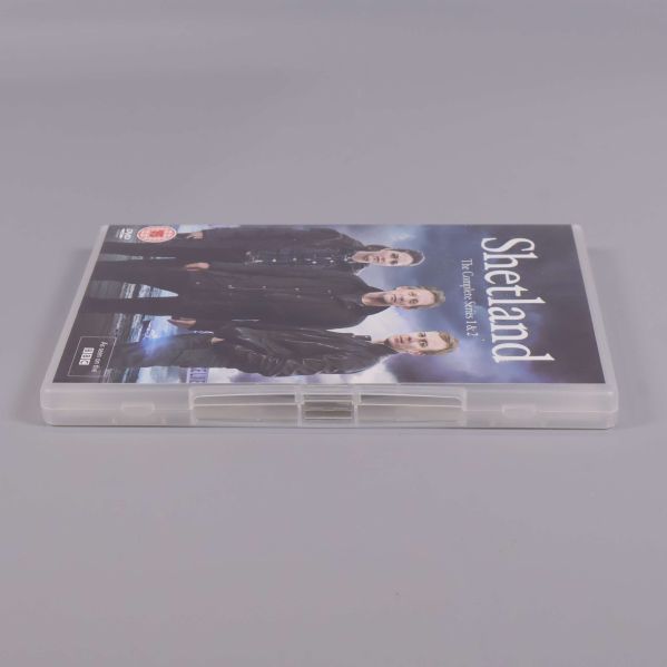 Shetland DVD-box sedd ovanifrån i liggande läge
