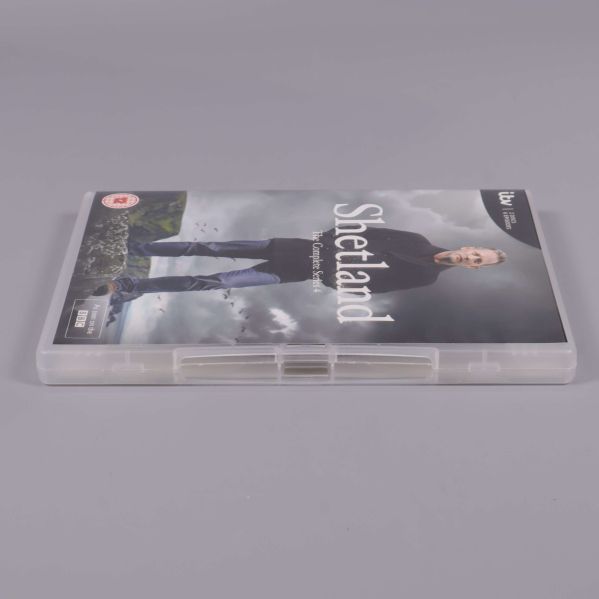 Shetland S4 DVD-fodral visad underifrån