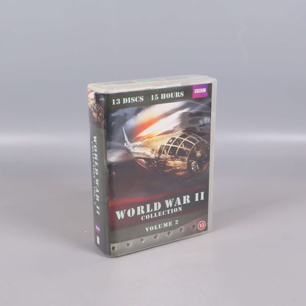 World War II box set med 13 skivor i förpackning