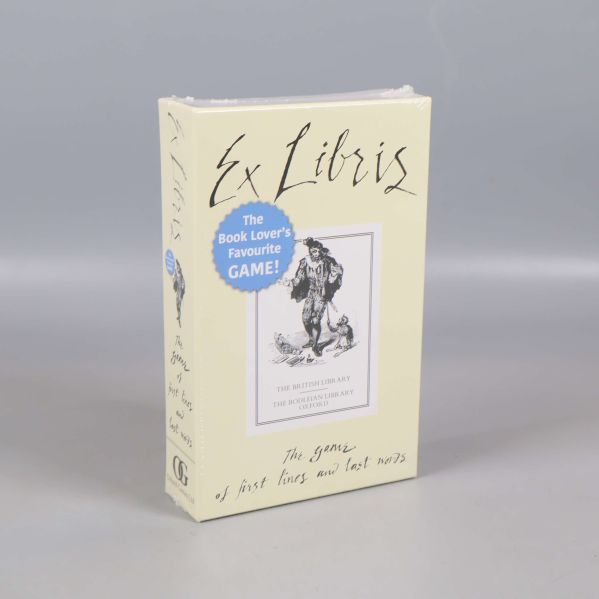 Ex Libris spelask i sned vinkel