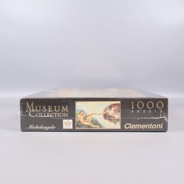 Museum Collection pussel med motiv och bitantal på framsidans kant