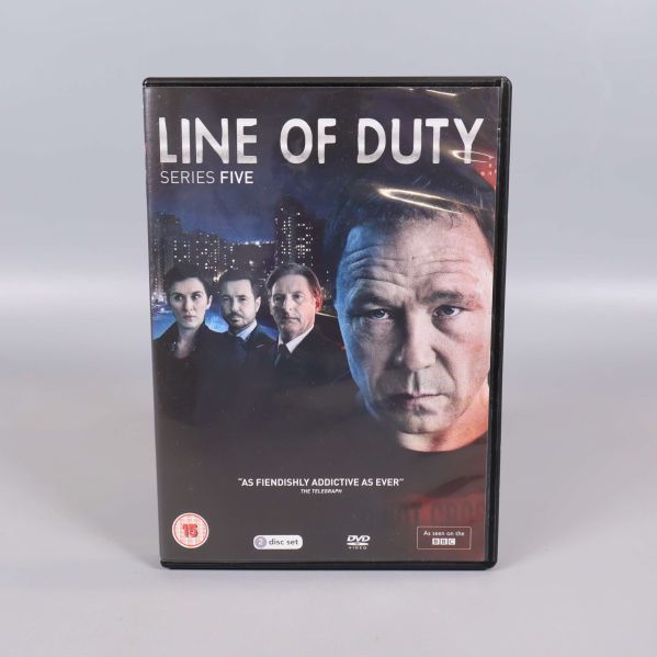 Framsida på Line of Duty Series Five DVD-box