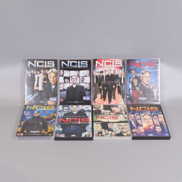 Alla DVD-omslag till NCIS säsong 9 till 16 fram- och baksida