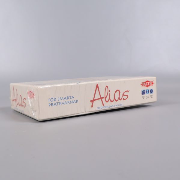 Alias ask med logga och symboler på sidan