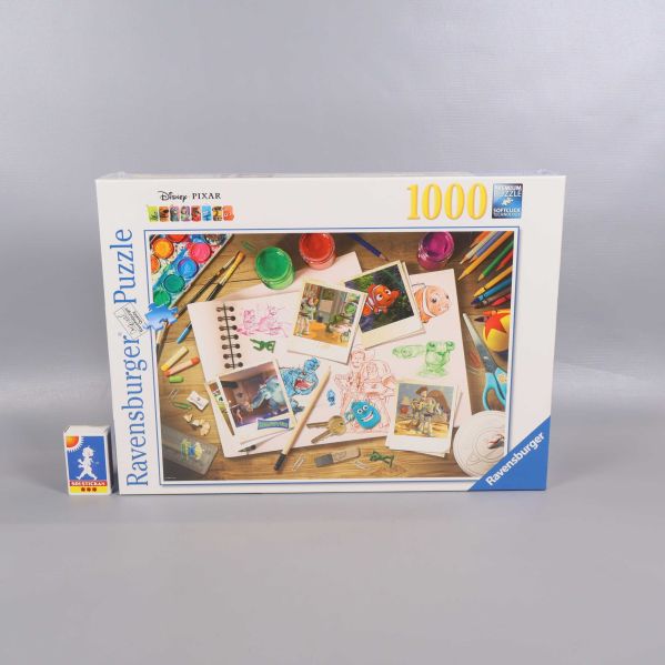 Framsida på Ravensburger Disney-pussel med 1000 bitar
