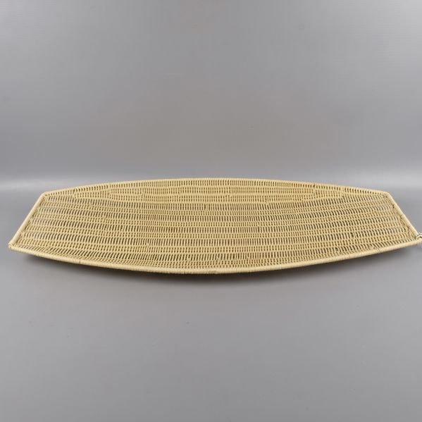 Avlång korgbricka med flätad design