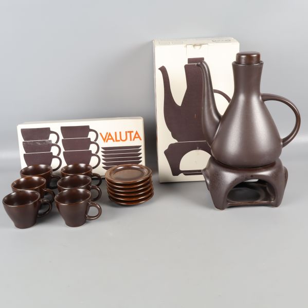 Komplett kaffekannsset med originalförpackningar