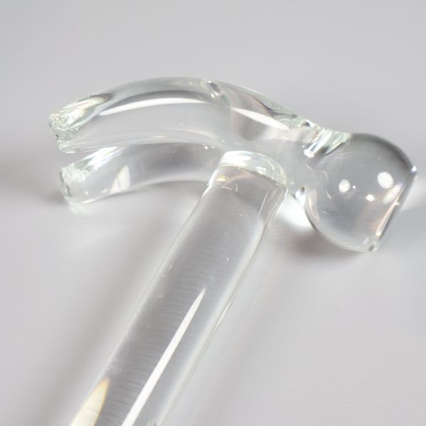 Närbild på huvudet av glashammaren