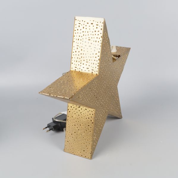 Julstjärna från sidan