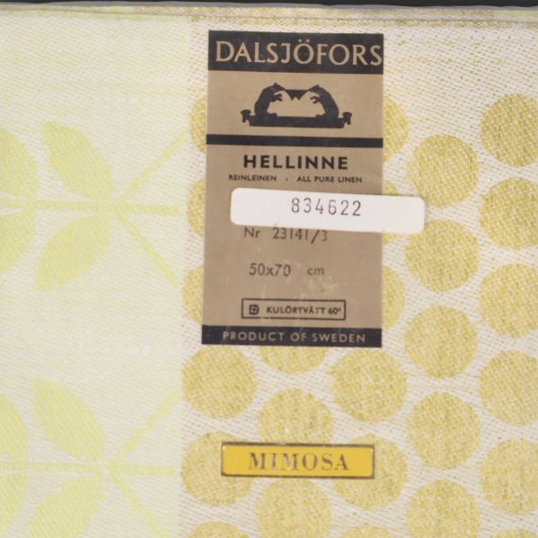 Detaljerad etikett med produktinfo