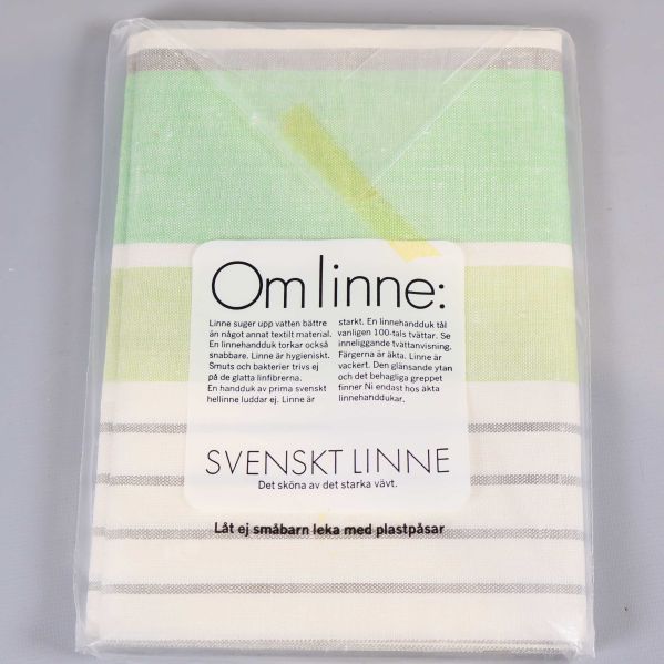 Information om linne på baksidan