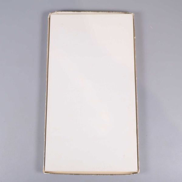 Baksidan av förpackningen till duken