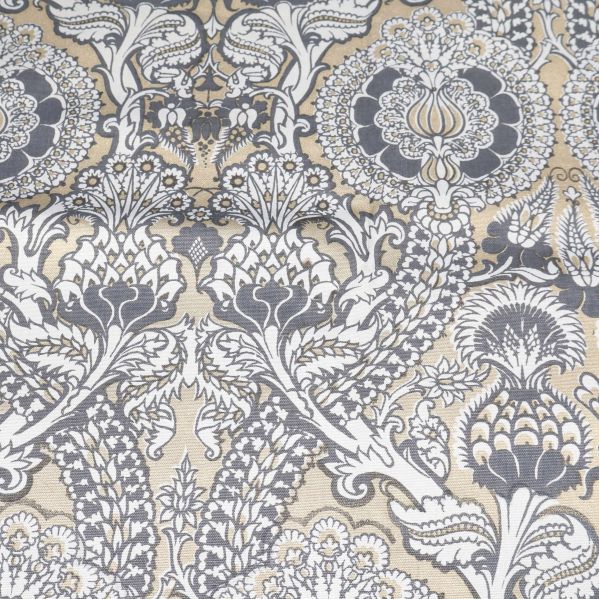 Detaljerat närbild av mönster på duktyg