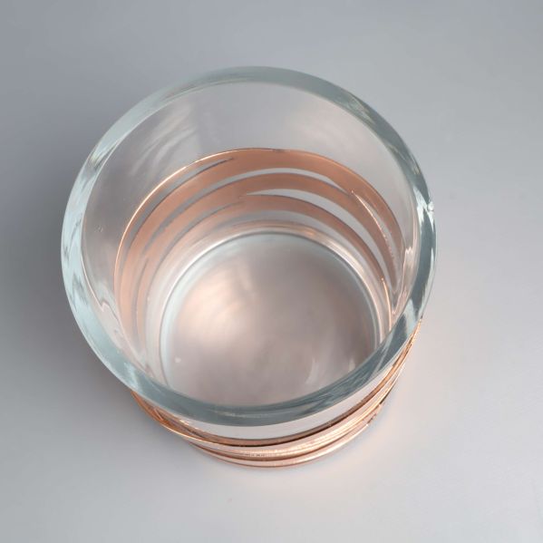 Vasens inre visat från ovansidan