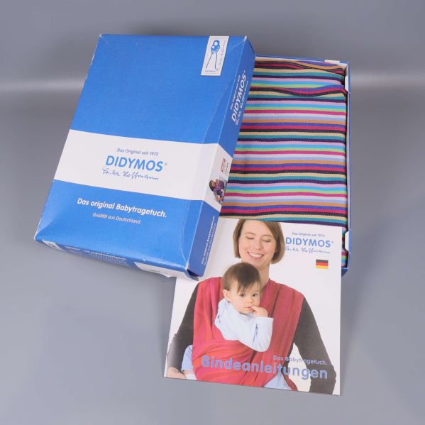 Bärsjal i originalförpackning med manual synlig