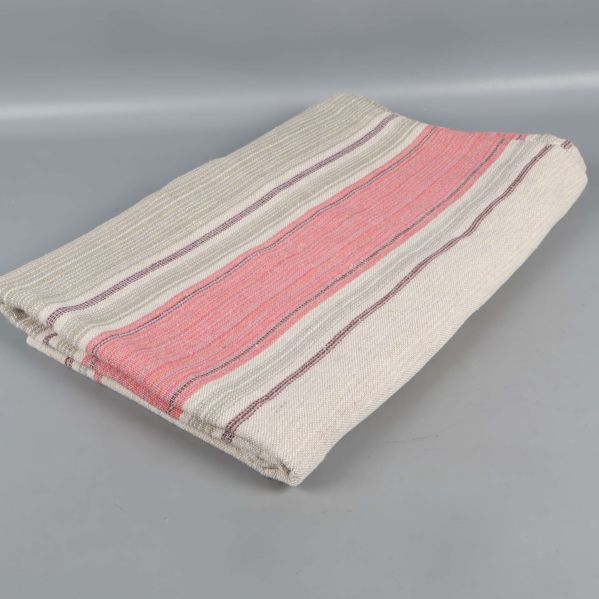 Bordsduk hopvikt med synliga färgränder