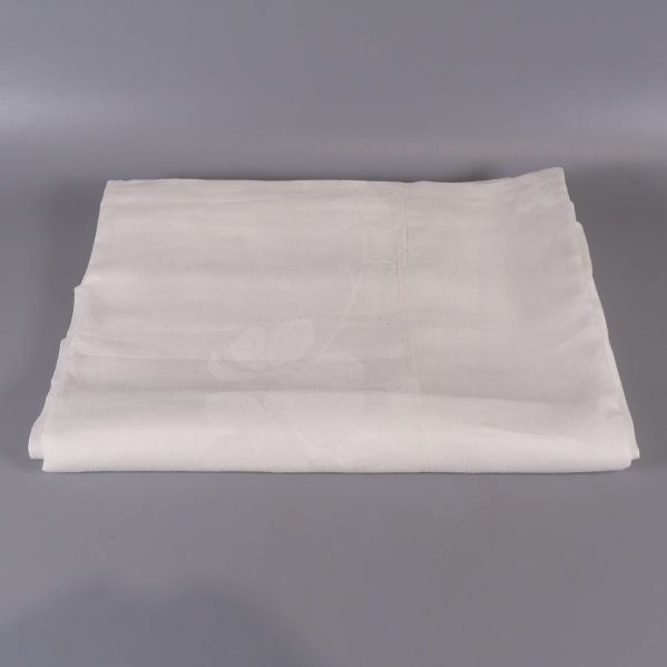 Sammanslagen vit duk på grå bakgrund