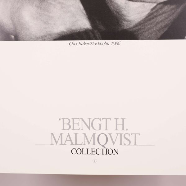 Texten Bengt H. Malmkvist Collection syns på postern