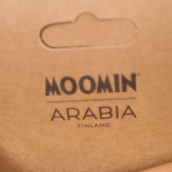 Moomin Arabia Finland logotyp på förpackning