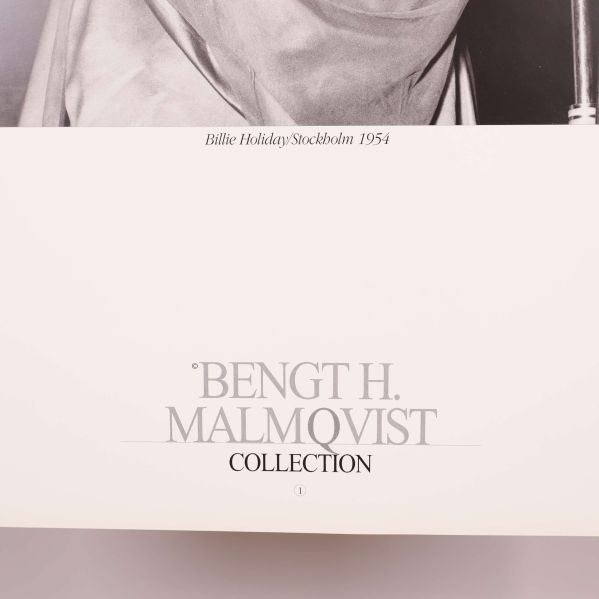Detalj av signatur och text Bengt H. Malmqvist Collection