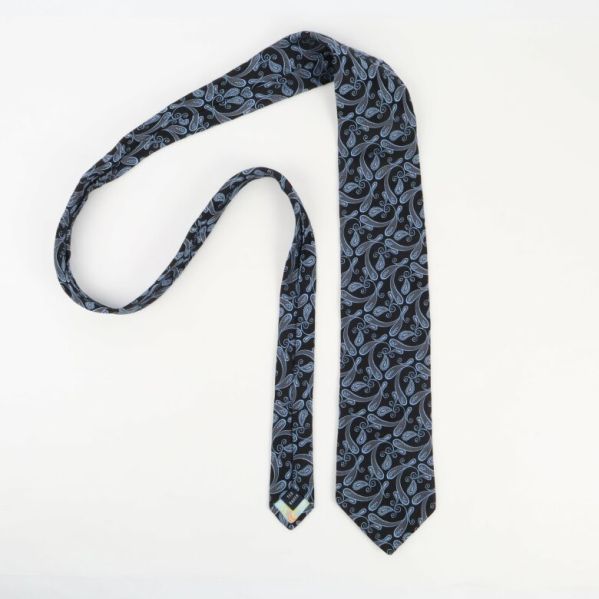 Intrikat paisley design Siden slips med paisley i sin helhet