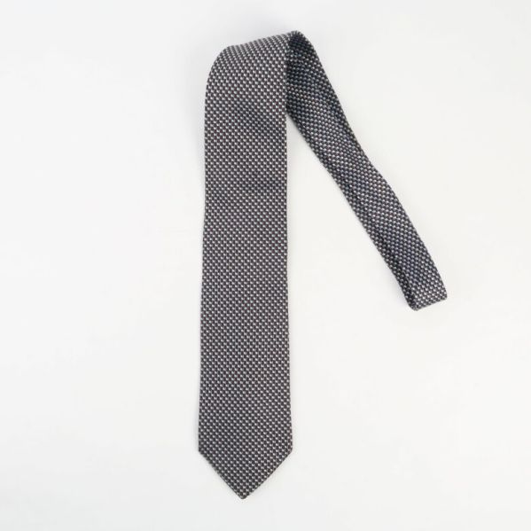 Elegant grafiskt mönster Brun slips med ljusare grafiskt mönster