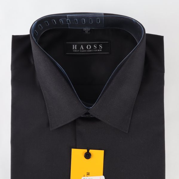 Närbild på skjortans krage