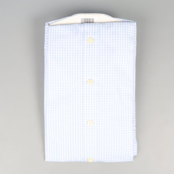 Vikt rutig skjorta Vikt ljusblå rutig skjorta