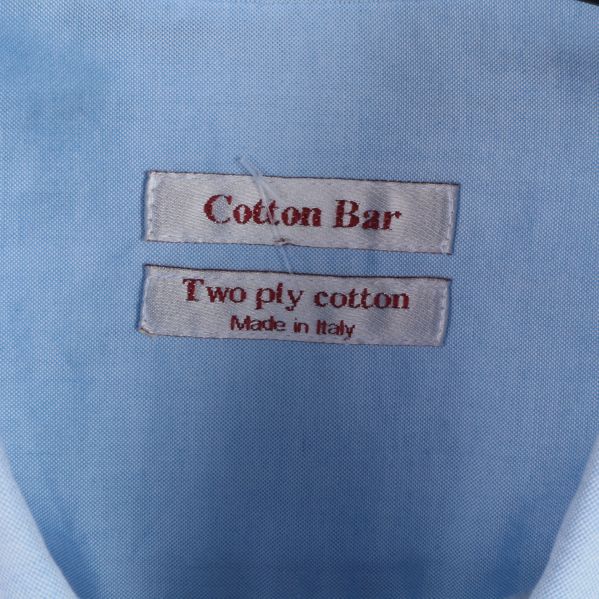 Etikett på insidan med märkning: 'Cotton Bar'