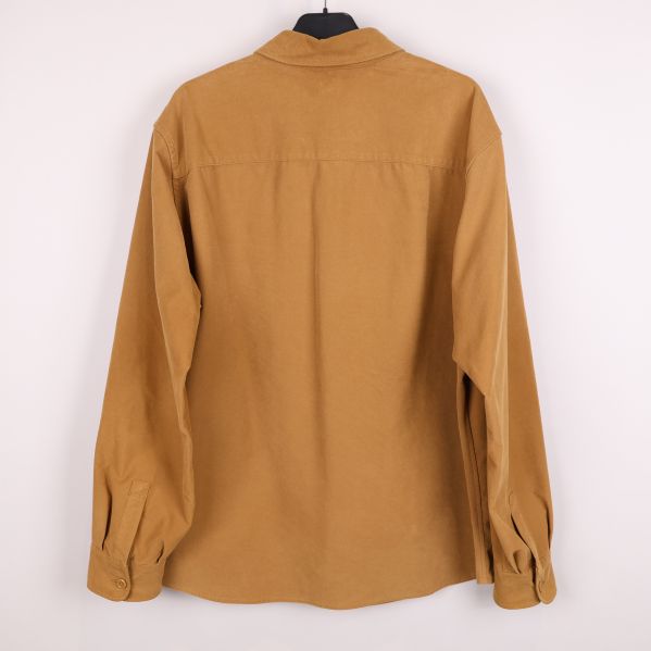 Brun skjorta bakifrån, enkel design