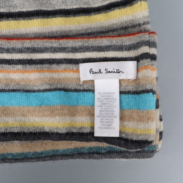 Paul Smith etikett och materiallapp på halsduken