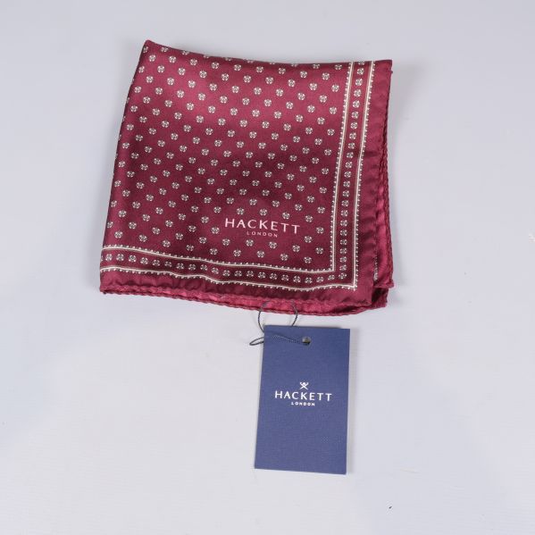 Vikt röd näsduk med Hackett London-tagg