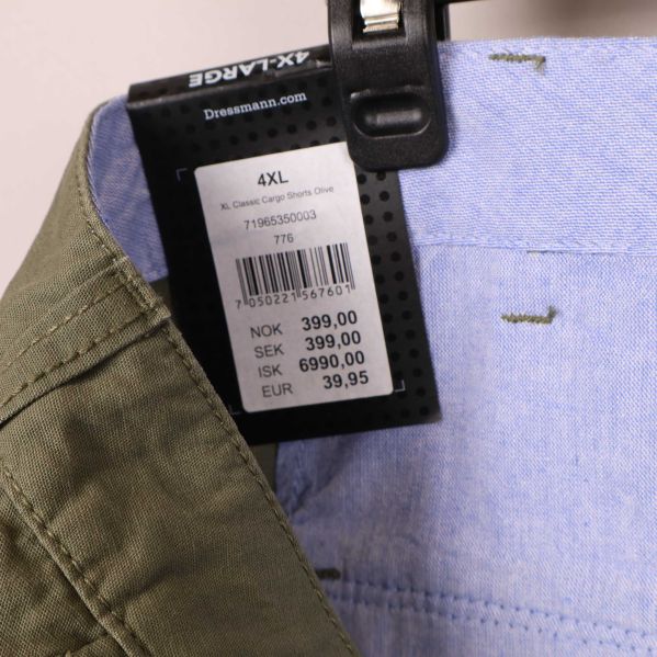 Prislapp och storleksmärkning