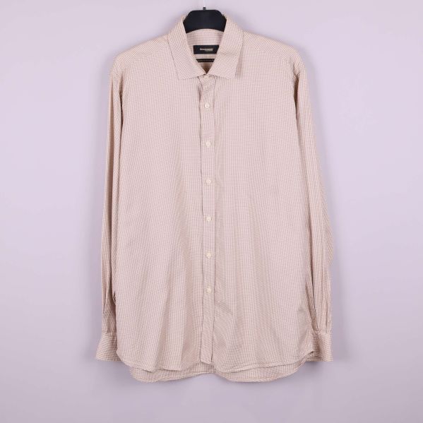 Skjorta med klassiskt hundtandsmönster