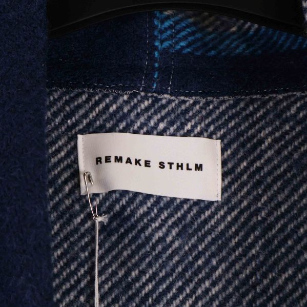 Remake STHLM etikett på filtjackans insida