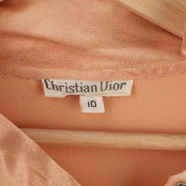 Christian Dior etikett och storlek
