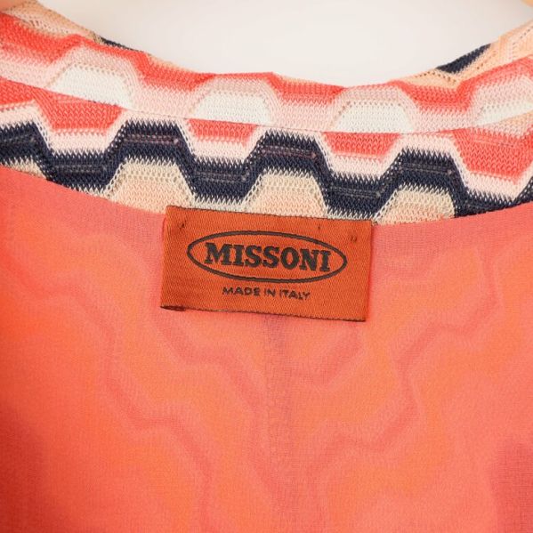 Mönstrad klänning med Missoni etikett