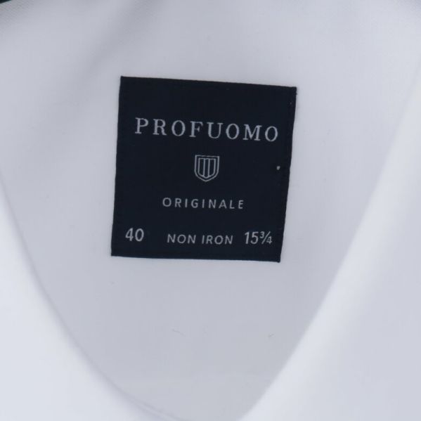 Märke: Profuomo, på insidan av skjortan