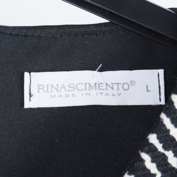 Insydd etikett med storlek och märke