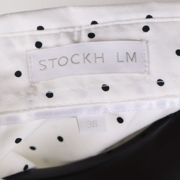 Label med texten: STOCKH LM och storlek 38