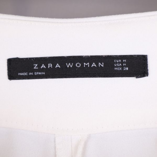 Zara Woman märkning och storleksetikett