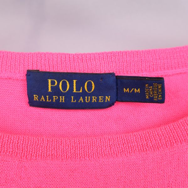 Närbild av Polo Ralph Lauren etikett