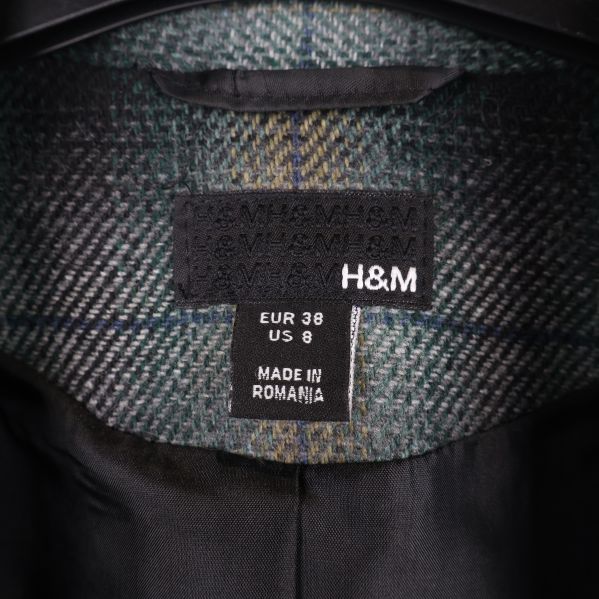 H&M etikett på insidan av kavaj